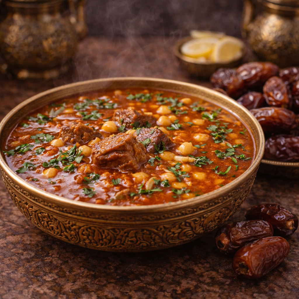 Harira Marrakchia & Dattes