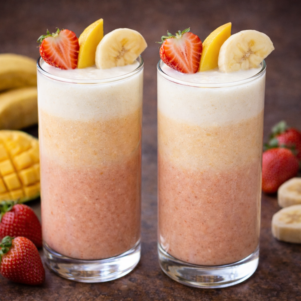 Jus Panaché (Lait & Fruits)