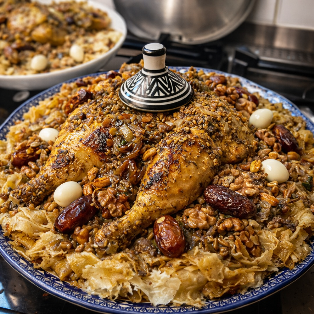 Rfissa au Poulet Beldi